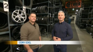 CTV News segment on safety and savings buying used tires at Nothing But Tires
