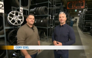 CTV News segment on safety and savings buying used tires at Nothing But Tires