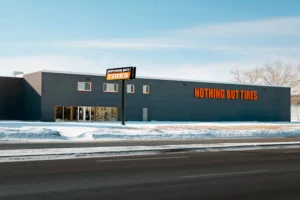 Nothing But Tires new showroom at 15935 118 Ave NW Edmonton.
