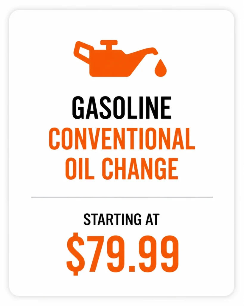 Conventional Oil Change