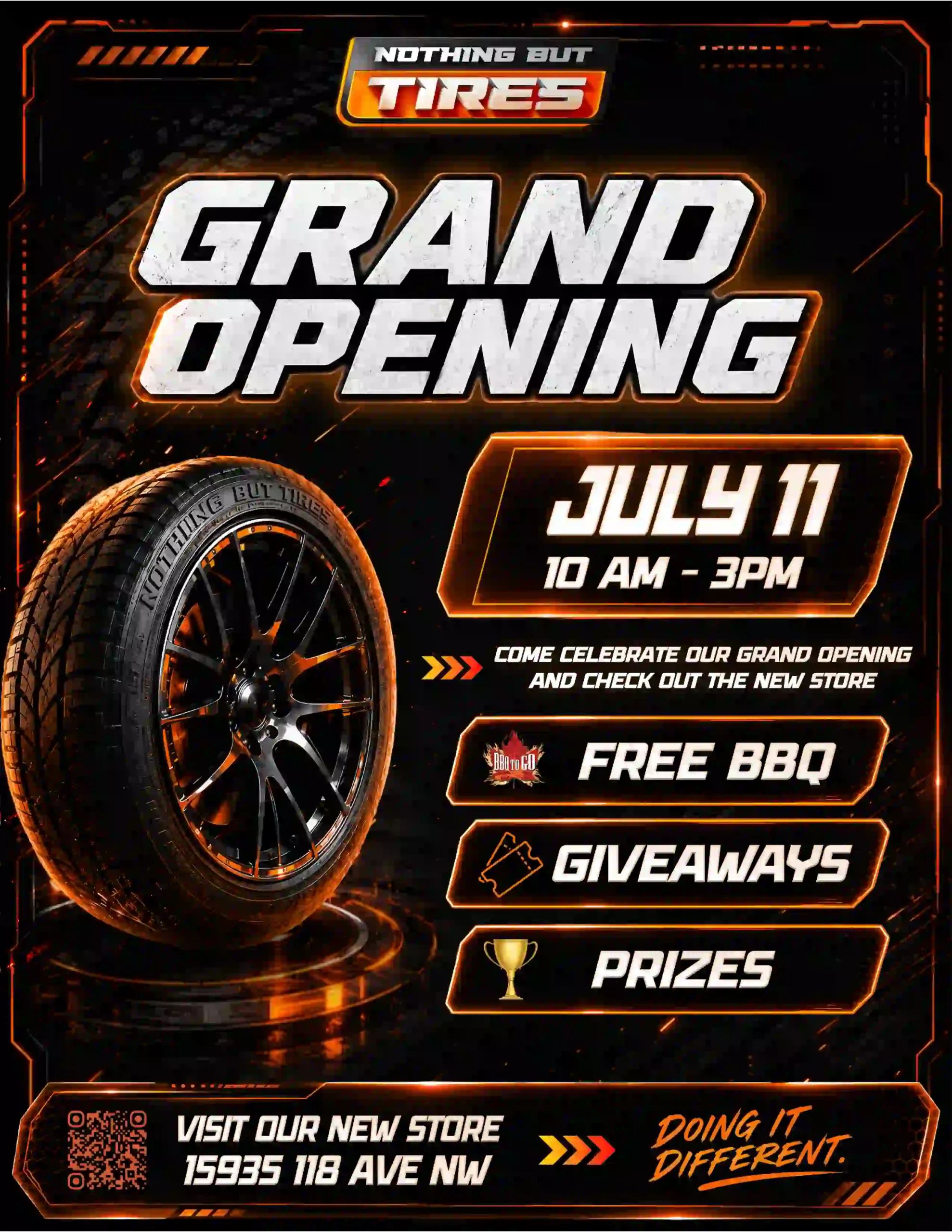 Nothing But Tires Grand Reopening Event