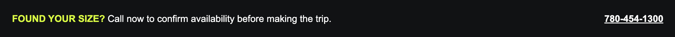 Call to confirm availability
